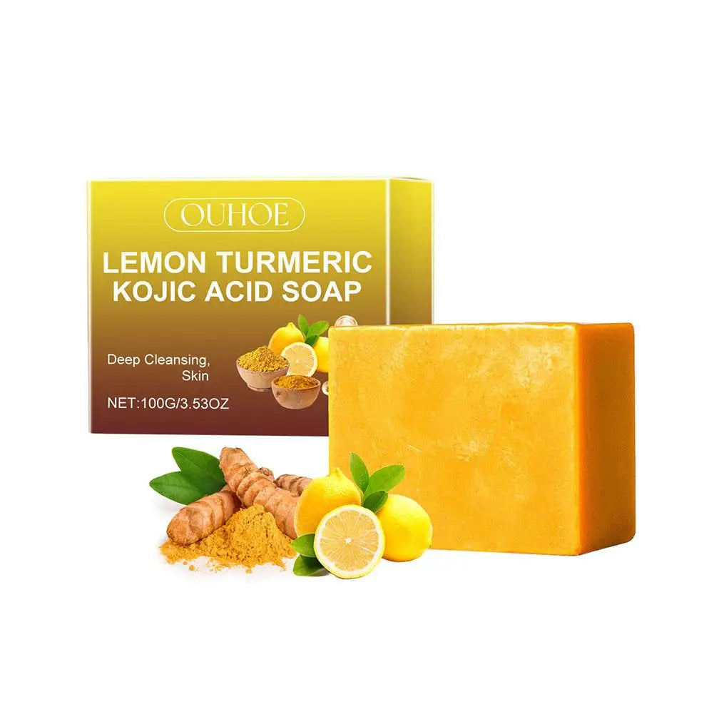 Lemon Turmeric Kojic Soap - Brighten & Revitalize Skin 100g